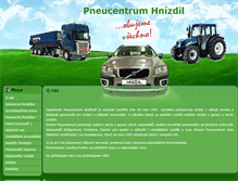 Tablet Screenshot of hnizdilpneu.cz